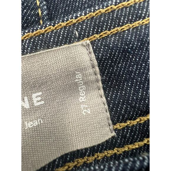 EVERLANE The Way High Clean Front Skinny Jeans Dark Indigo Women's Size 27 - Picture 9 of 12